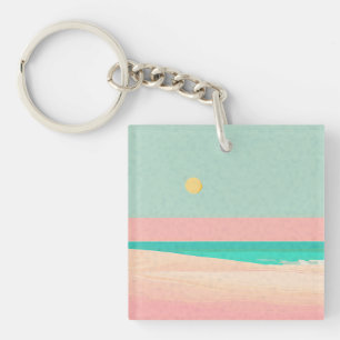 Beach design  keychain