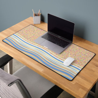 Beach design sand and sea  desk mat