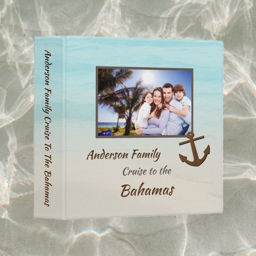 Beach Destination Family Photo Vacation Album 3 Ring Binder