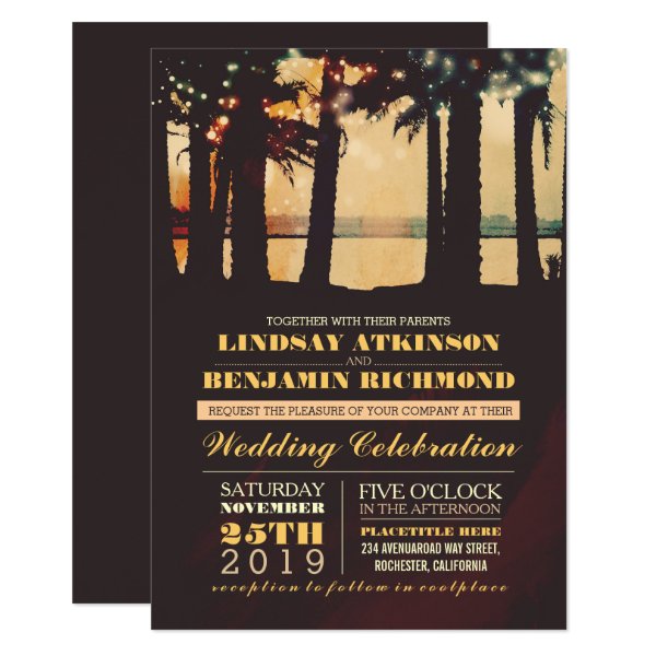 161881765336204954 Beach - Destination Wedding Invitation