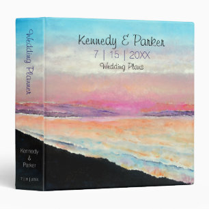 Beach Destination Wedding Planner Binder