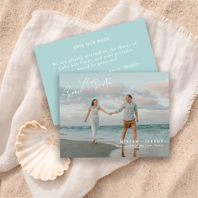  Beach Destination Wedding Save the Date | Photo (Creator Uploaded)