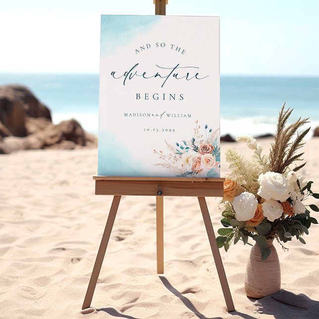  Beach Destination Wedding Welcome Sign (Creator Uploaded)