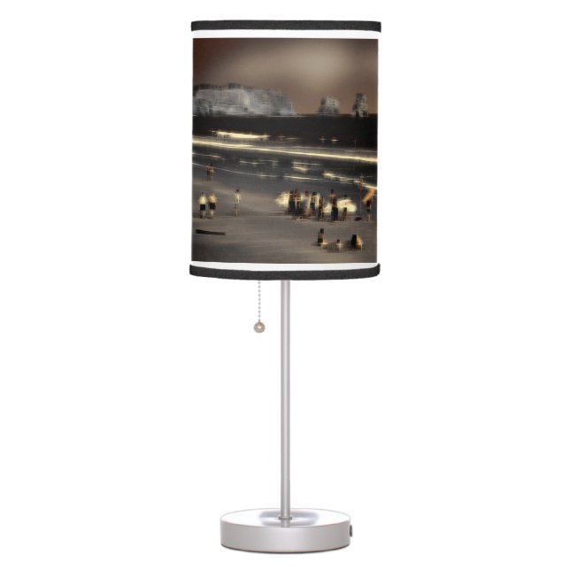 Beach digital effect of style "impression" table lamp (Right)