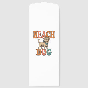 Beach Dog Vintage Engraving Graphic Design_1 Bookmarks