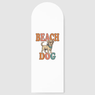 Beach Dog Vintage Engraving Graphic Design_1 Bookmarks
