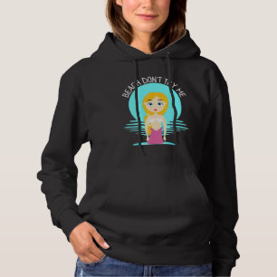 Beach Dont Try Me Sarcastic Mermaid Women Mermaids Hoodie