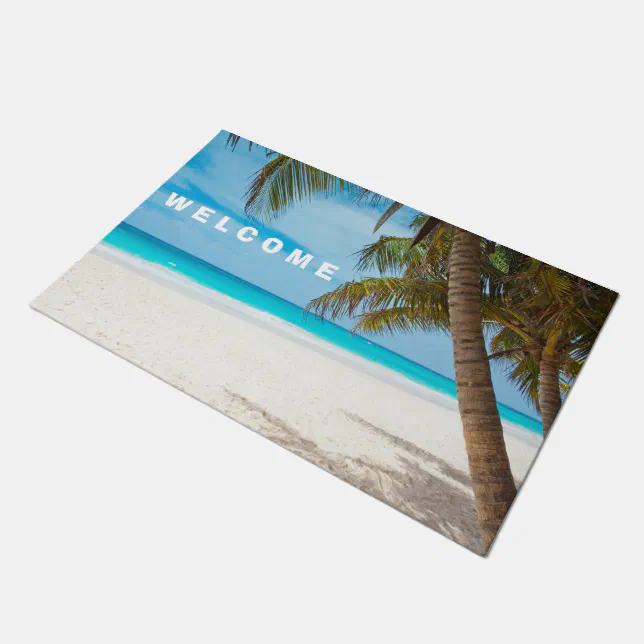 Beach Door Mat Zazzle