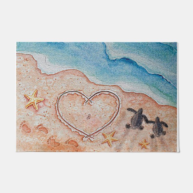 Beach Doormat / Cute Doormat / Lovely Sea (Front)