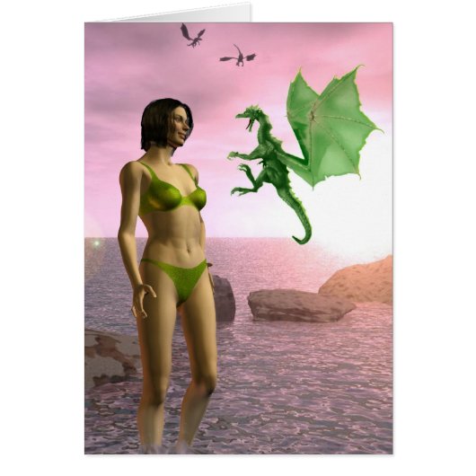 Beach Dragon Cards (Front)