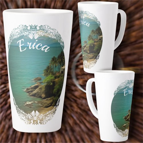 Beach Dream 0026 Latte Mug