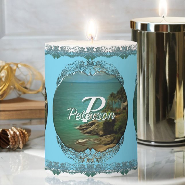 Beach Dream 0026 Pillar Candle (Creator Uploaded)