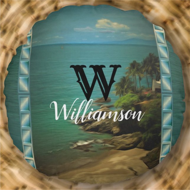 Beach Dream 0026 Round Pillow (Creator Uploaded)