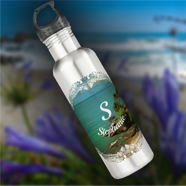 Beach Dream 0026 Stainless Steel Water Bottle (Creator Uploaded)