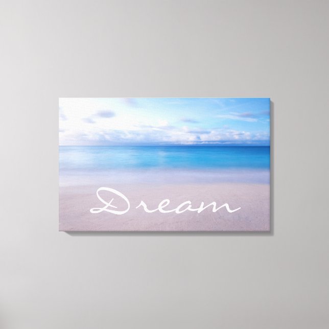 Beach Dream Wall Canvas Print (Front)