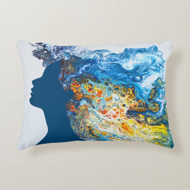 Beach Dreaming Accent Pillow (Front)