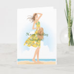 BEACH DRESS DAUGHTER BIRTHDAY CARD<br><div class="desc">A lovely birthday card for your daughter inside and out.</div>