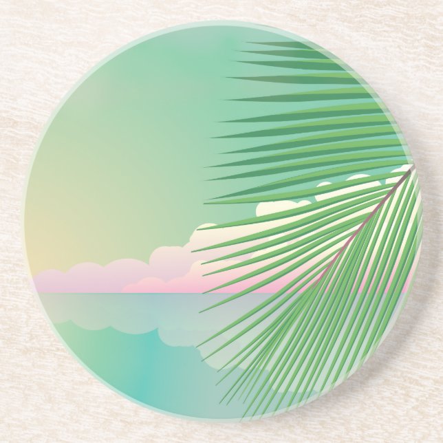 Beach Drink Coaster (Front)