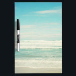 Beach Dry Erase Board<br><div class="desc">beach, coast, ocean, waves, sea</div>