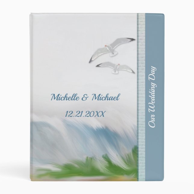 Beach Dune Romance Mini Binder (Front)