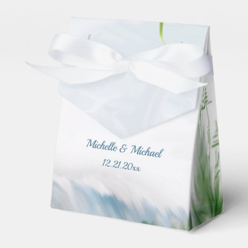 Beach Dune Romance Wedding Favor Boxes