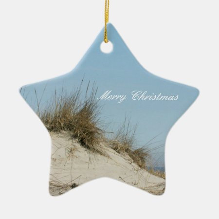 Beach Dunes Christmas  Ornament