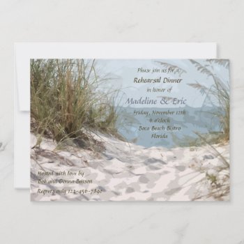 Beach Dunes Invitation by CottonLamb at Zazzle