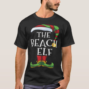 Beach Elf Family Matching Christmas In July T-Shirt