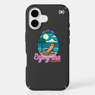 Beach. Enjoy and Relaxe with Atmosphere iPhone 16 Case