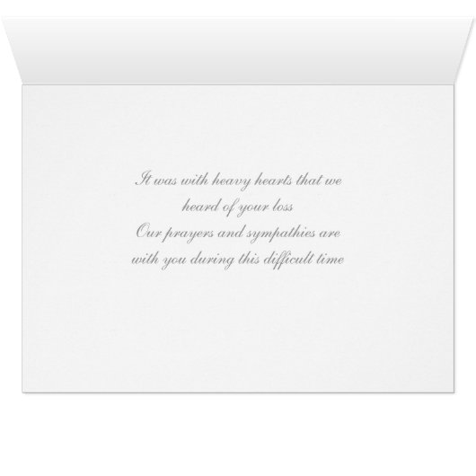 Beach Exit at Sundown - Deepest Sympathy (Inside Horizontal (Bottom))