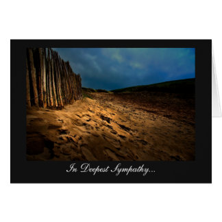 Beach Exit at Sundown - Deepest Sympathy