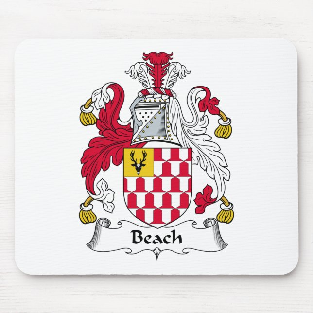 Beach Family Crest Mouse Pad (Front)