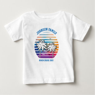Beach Family Reunion Custom Cruise Summer Vacation Baby T-Shirt