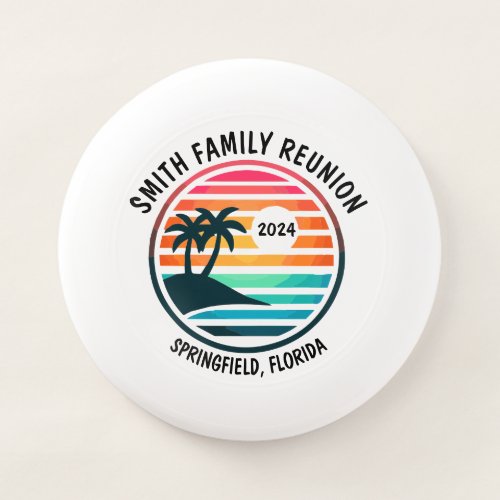 Beach Family Reunion Custom Vacation or event Wham_O Frisbee