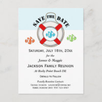 Beach Family Reunion or Party Save the Date