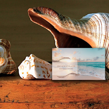 Beach Fashion Boutique Business Card by Palmdesignhouse at Zazzle