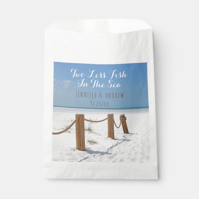 Beach Favor Bag (Front)