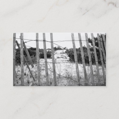 Beach Fence Business Card