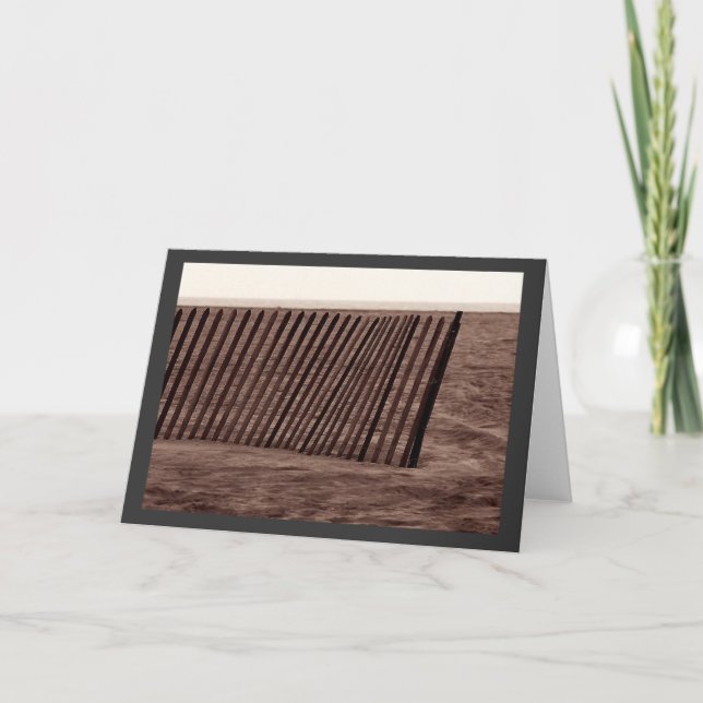 Beach Fence Card (Front)