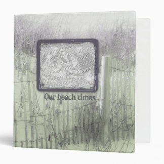 Beach Fence - Custom Photo 1.5" Binder