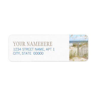 Beach Fence Label