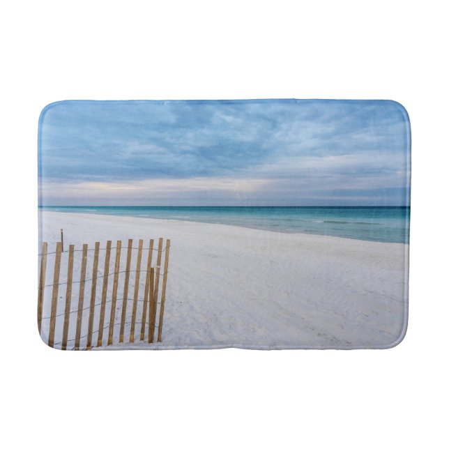 Beach Fence Morning Destin Florida Bath Mats (Front)