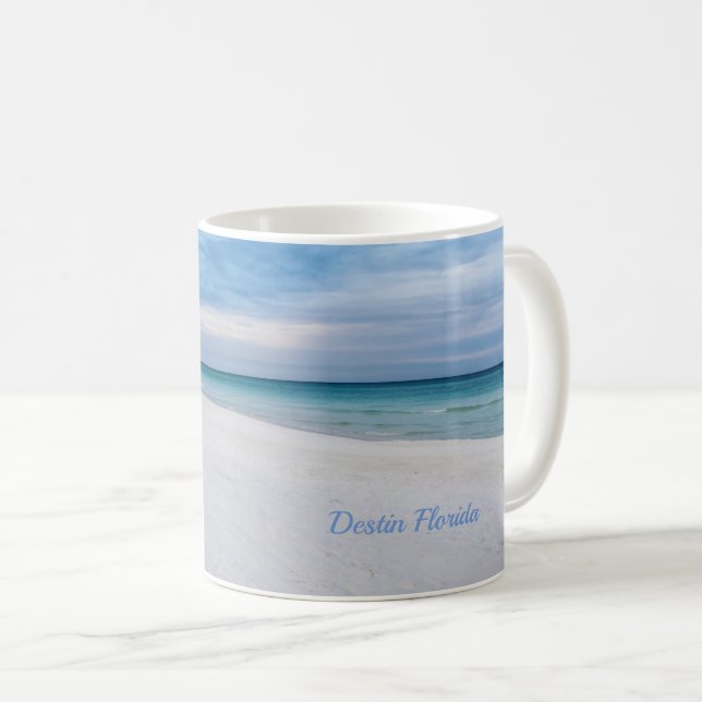 Beach Fence Morning Destin Florida Classic Mug (Front Right)