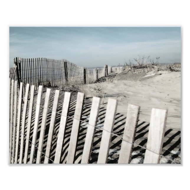 Beach Fence Photo Print (Front)