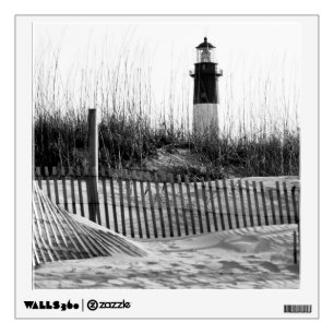 Beach Fences And Lighthouse Wall Decal