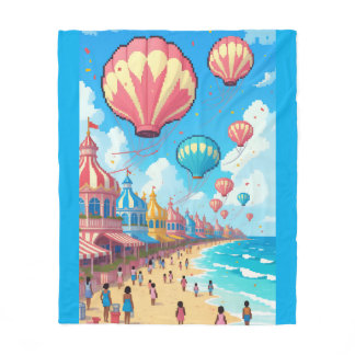 Beach Fest Fleece Blanket