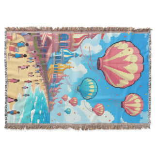 Beach Fest Throw Blanket