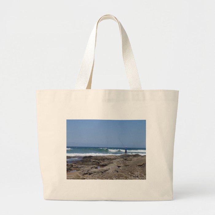 Beach Fisherman Tote Bags