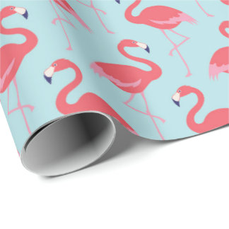 Flamingo Wrapping Paper | Zazzle