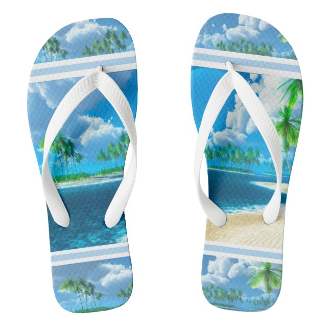 Beach Flip Flops (Footbed)